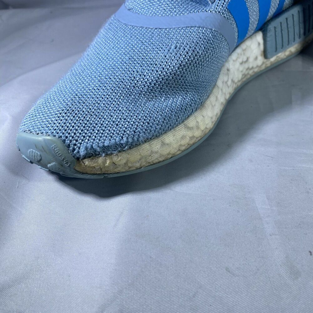 adidas Nmd_R1 Sneakers Shoes Grey Shock Cyan - Picture 6 of 10